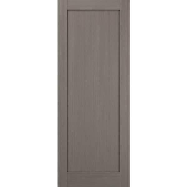 Sartodoors Slab Interior Door, 32" x 80", Gray QUADRO4111S-KS-32 - main